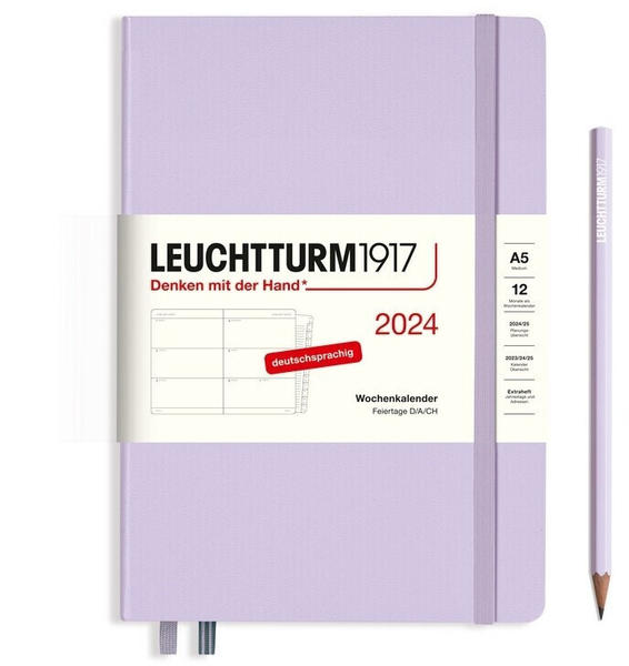 Leuchtturm1917 Medium 2024 A5 Hardcover Lilac (367609)