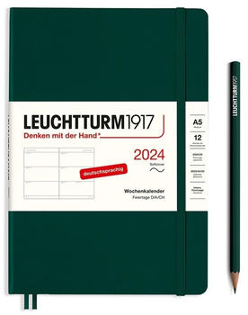 Leuchtturm1917 Medium 2024 A5 Softcover Forest Green (367651)