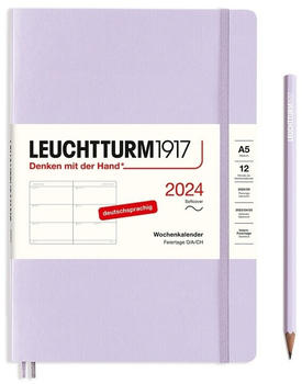 Leuchtturm1917 Medium 2024 A5 Softcover Lilac (367653)