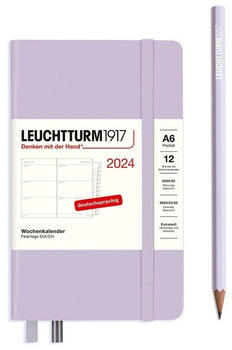 Leuchtturm1917 Pocket 2024 A6 Hardcover Lilac (367625)