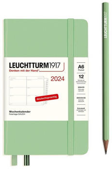 Leuchtturm1917 Pocket 2024 A6 Hardcover Salbei (367633)
