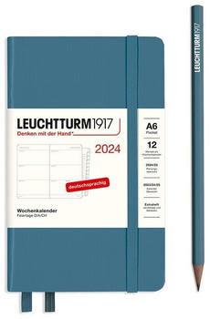 Leuchtturm1917 Pocket 2024 A6 Hardcover Stone Blue (367635)