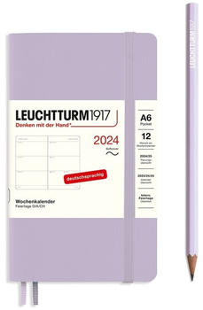 Leuchtturm1917 Pocket 2024 A6 Softcover Lilac (367669)