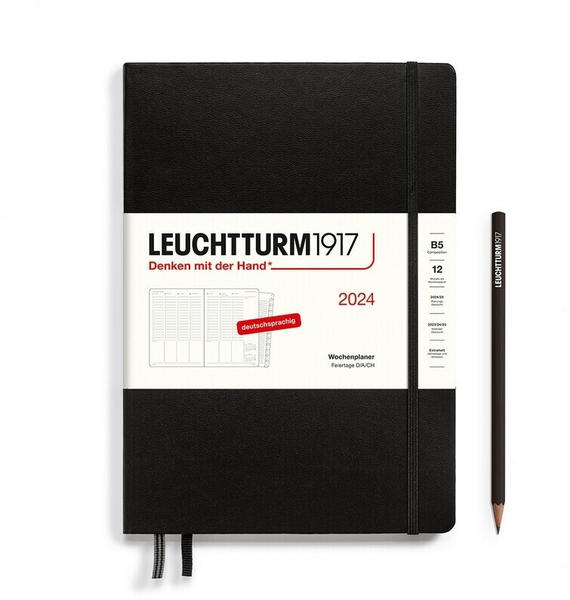 Leuchtturm1917 Composition 2024 B5 Hardcover Schwarz (367853)