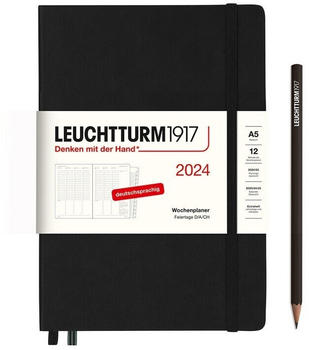 Leuchtturm1917 Medium 2024 A5 Hardcover Schwarz (367838)