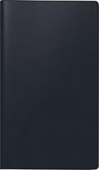 Brunnen Wochen-Sichtkalender 755 60 8,7x15,3cm Leder schwarz 2024 (1075557904)