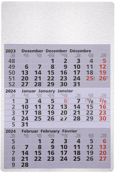 Güss 3-Monatskalender 32x48cm Kalendarium 2024 (66000)