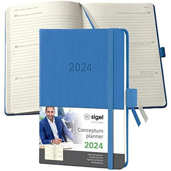 sigel Conceptum 2024 A6 Hardcover dust blue (C2469)