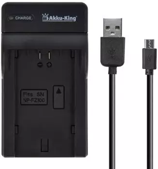Akku-King USB-Akku-Ladegerät kompatibel mit Sony NP-FZ100