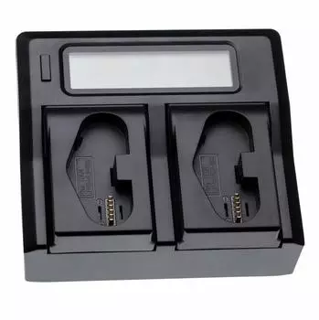 vhbw Dual-Ladegerät für Canon LP-E19, LP-E4 mit Display, 8.4/12.6/16.8V (VHBW4062692551631)