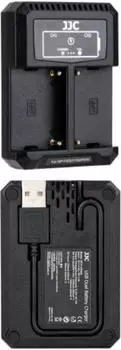 JJC DCH-NPF USB Dual-Ladeger&auml;t f&uuml;r Sony NP-F (D188371)