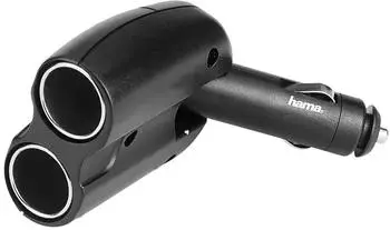 Hama 2-fach-Verteiler f&uuml;r Zigarettenanz&uuml;nderbuchse 180&deg;, 12 V