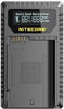 Nitecore NC-UNK2, Nitecore USB-Ladegerät mit LCD-Display UNK2 für Nikon...