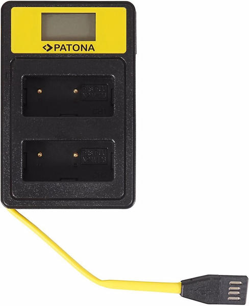 Patona Smart Dual LCD USB Ladegerät f. Fuji NP-W126