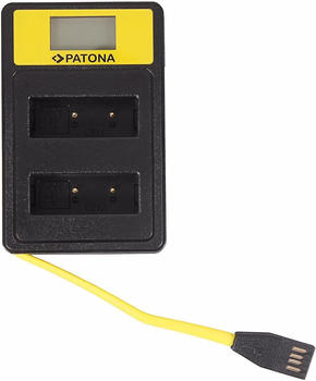 Patona Smart Dual LCD USB Ladegerät f. Olympus PS-BLS1 PS-BLS5 Fuji NP-140