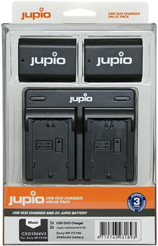 Jupio USB Single Charger Value Pack kompatibel mit Sony NP-FZ100