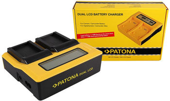 Patona Dual LCD Ladegerät für Canon LP-E17