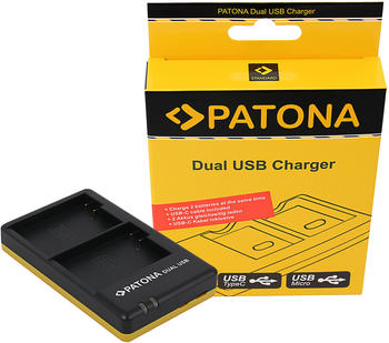 Patona Dual USB Ladegerät für Nikon EN-EL15/a/b/c