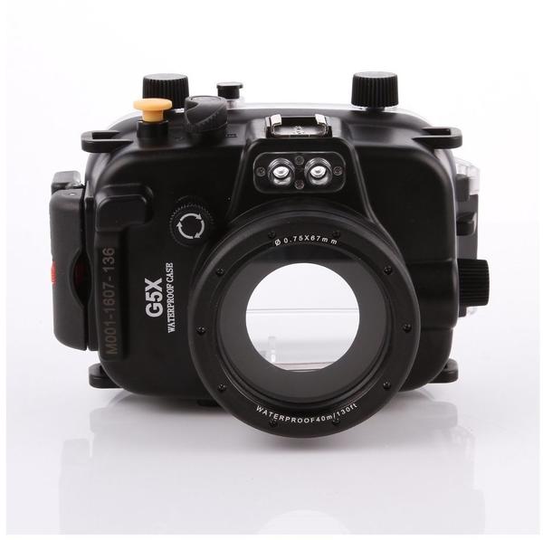 FOTGA 40M130ft Wasserdichtes Gehäuse Tauch Harte Fall Abdeckung für Canon PowerShot G5X Kamera