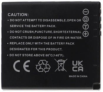 EXTENSILO 1x Akku kompatibel mit Panasonic Lumix DMC-FS30R, DMC-FS30S, DMC-FS30V Kamera (1000mAh, 3,7V, Li-Ion)