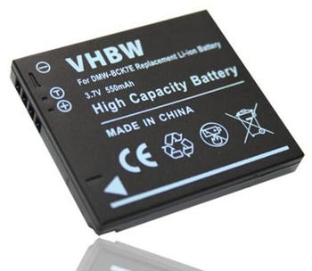 vhbw Akku LI-ION 550mAh kompatibel mit PANASONIC Lumix DMC-FS40, DMC-FS45, DMC-FT25 ersetzt DMW-BCK7, DMW-BCK7E, DMW-BCK7PP, NCA-YN101F, VW-BCK7
