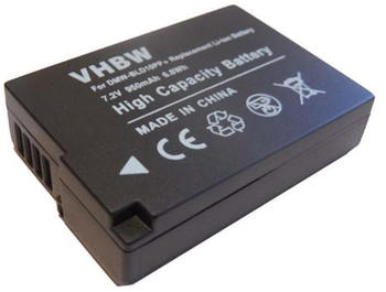 vhbw Akku 950mAh mit Infochip kompatibel mit Kamera Panasonic DMC-GF2, DMC-G3, DMW-GF2KK, DMC-GX1 Ersatz für DMW-BLD10, DMW-BLD10E, DMW-BLD10PP.