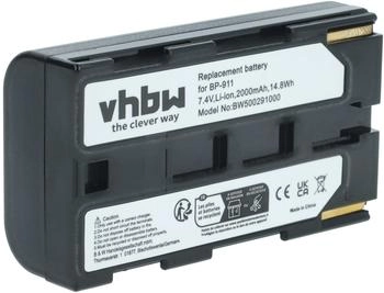 vhbw Akku Ersatz für Canon BP-911, BP-914, BP-915, BP-924, BP-927, BP-930, BP-941 für Videokamera Camcorder (1300mAh, 7,2V, Li-Ion)