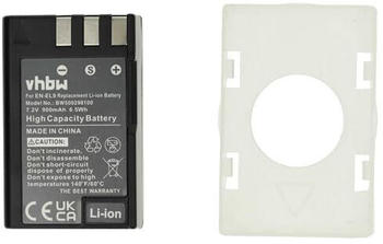 vhbw Akku kompatibel mit Nikon D3000, D40, D40x, D5000, D60 Kamera (900 mAh, 7,2 V, Li-Ion)