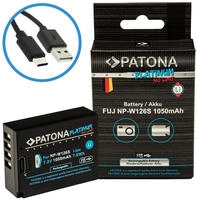 Patona Platinum Akku mit USB-C Input f&uuml;r Fuji NP-W126S