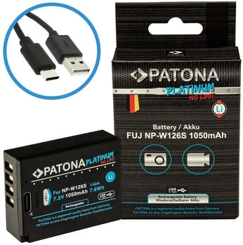 Patona Platinum Ersatzakku f&uuml;r Fujifilm NP-W126s (1100mAh)