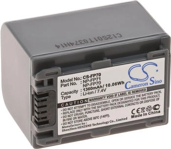Powery Akku für Sony Typ NP-FP71 1360mAh