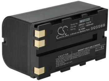 vhbw Akku kompatibel mit Geomax Zoom 80 Zoom ZT80+ ZT80+ Lasermessgerät Messgerät (6800mAh 7,4V Li-Ion)