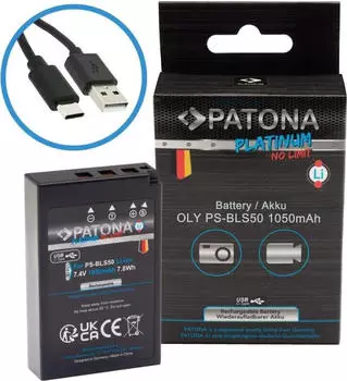 Patona Platinum Akku Ersatz f&uuml;r PS-BLS50 (1050mAh)