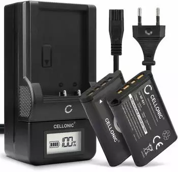 Cellonic 2x Ersatzakku NP-BX1 + Ladestation ACC-TRBX (922336)