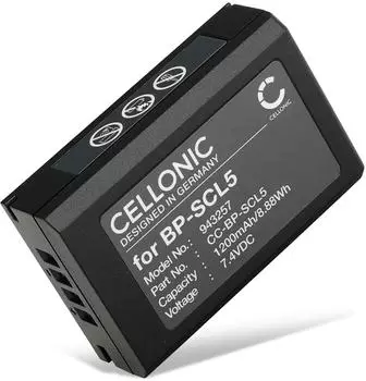 Cellonic Akku für Leica M10 / BP-SCL5 1200mAh 7,4V (943257)