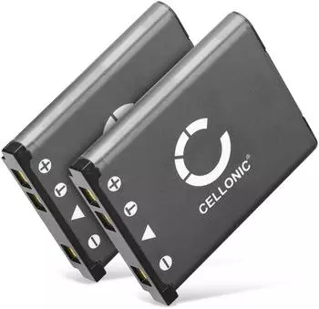 Cellonic Kamera-Akku 700mAh 3,7V, kompatibel mit SeaLife DC1200/DC1400/DC600, 2er-Pack (939292)