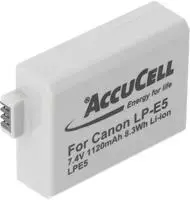 AccuCell Akku passend f&uuml;r Canon EOS-450D Akku