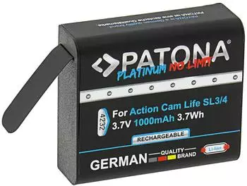 Patona Platinum Akku Action Cam Life SL3/SL4 3,7V 1000mAh (4232)