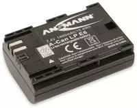 Ansmann 1400-0000, Ansmann A-Can LPE6 Kamera-Akku ersetzt Original-Akku (Kamera)