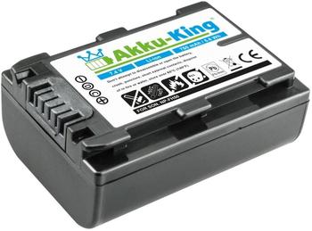 Akku-King Akku für Sony DSLR-A230, DSLR-A290, DSLR-A330, DSLR-A380, DSLR-A390, Cybershot DSC-HX1, DSC-HX100V, DSC-HX200V - ersetzt NP-FH50 - Li-Ion 750 mAh - mit Infochip