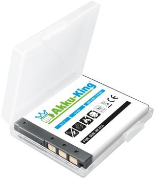 AKKU-KING Akku kompatibel zu Sony NP-FD1 DB-BD1 NP-BD1, Li-Ion