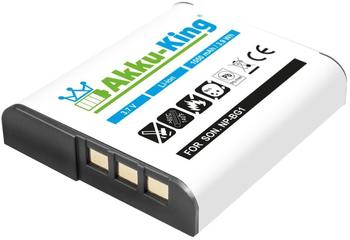 Akku-King Akku kompatibel zu Sony Cyber-Shot DSC-H/7B/H10/HX20V/DSC-T100/DSC-WX1 (1050mAh)