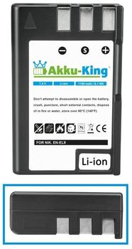 Akku-King Akku für Nikon EN-EL9 Li-Ion