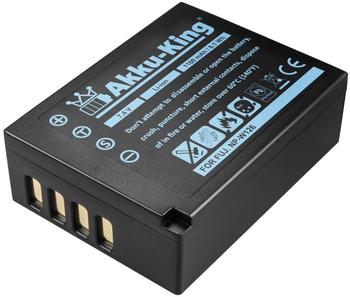 Akku-King 20109511, Lithium-Ion, 1100 mAh, Digitalkamera, 7,4 V, 8,14 Wh, Schwarz