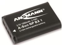 Ansmann 1400-0041, Ansmann A-Son NP BX 1 Kamera-Akku ersetzt Original-Akku (Kamera)