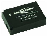 Ansmann 1400-0045, Ansmann A-Can LP-E12 Kamera-Akku ersetzt Original-Akku (Kamera)