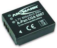 Ansmann 5022963, Ansmann A-Pan CGA S007 Kamera-Akku ersetzt Original-Akku (Kamera)
