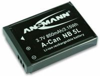 Ansmann 5022953, Ansmann NB-5L Kamera-Akku ersetzt Original-Akku (Kamera) NB-5L 3.7V