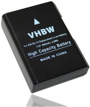 vhbw Li-Ion Akku 950mAh (7.4 V) m. Infochip für Nikon CoolPix D3100 D3200 D5100 D5200 P7000 P7100 P