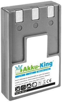 AKKU-KING Akku kompatibel zu Canon Digital IXUS 200a, 300, PowerShot S400, S410, Minolta DIMAGE G500 - ersetzt NB-1LH, NB-1L, ER-D100 Li-Ion 1000mAh